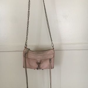 LIGHT PINK REBECCA MINKOFF CROSSBODY BAG